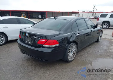 2008 BMW 750Li z USA, uszkodzony, nr VIN WBAHN835X8DT81691
